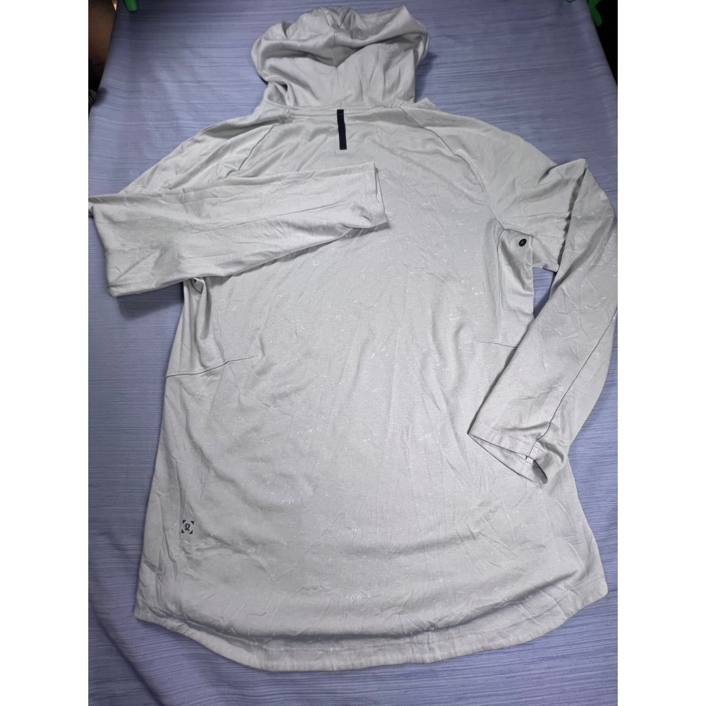 Lululemon Better Everyday Mens Hoodie Light Gray Technical Activewear Pullover